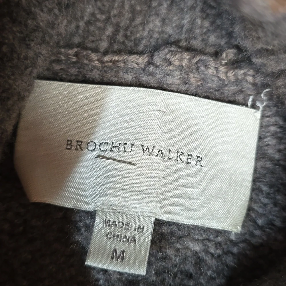 Brochu Walker Odene Fringe Turtleneck Sweater Size Medium